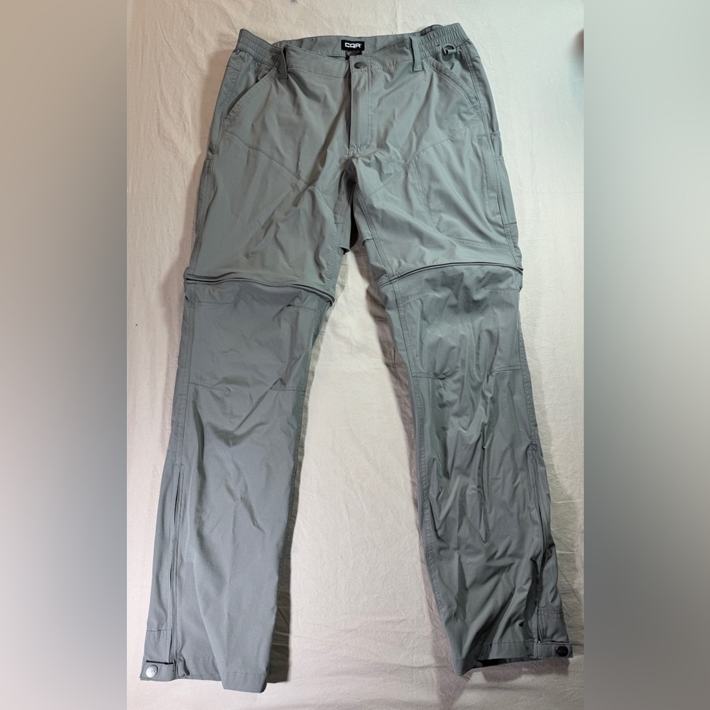 CQR Tactical Men's Gray Convertible Pants